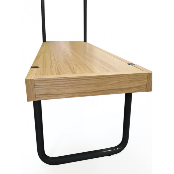 Ben bench (oak, black)